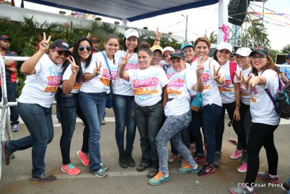 Presidente Daniel y Compañera Rosario en 37 Aniversario del Repliegue a Masaya