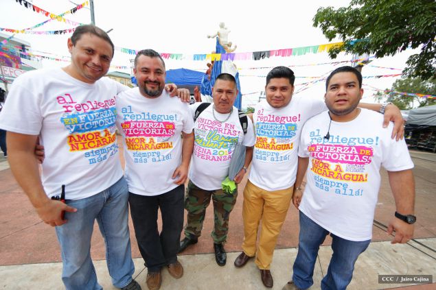 Presidente Daniel y Compañera Rosario en 37 Aniversario del Repliegue a Masaya