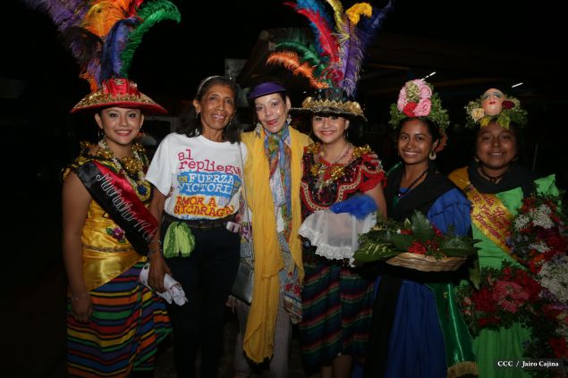 Presidente Daniel y Compañera Rosario en 37 Aniversario del Repliegue a Masaya