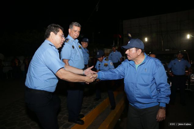 Presidente Daniel y Compañera Rosario en 37 Aniversario del Repliegue a Masaya