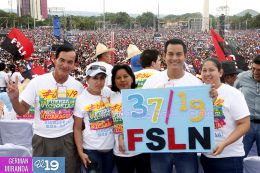 Nicaragua celebra el 37 Aniversario de la Revolución