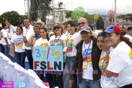 Nicaragua celebra el 37 Aniversario de la Revolución