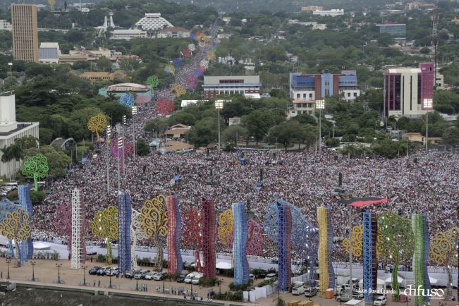 Fotos Aéreas del 37 Aniversario de la Revolución Popular Sandinista