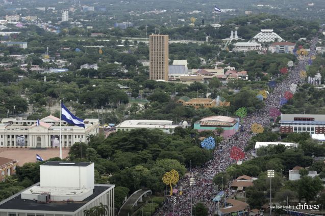 Fotos Aéreas del 37 Aniversario de la Revolución Popular Sandinista