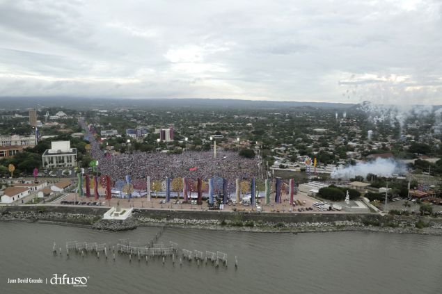 Fotos Aéreas del 37 Aniversario de la Revolución Popular Sandinista