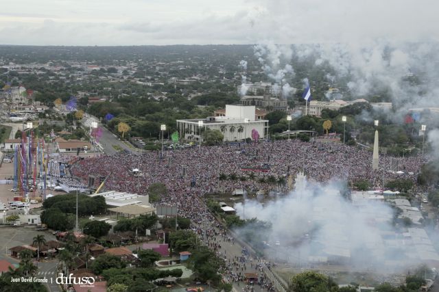 Fotos Aéreas del 37 Aniversario de la Revolución Popular Sandinista