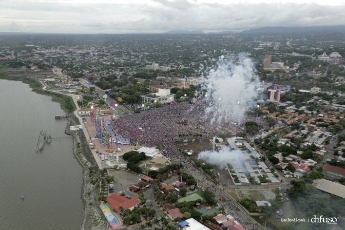 Fotos Aéreas del 37 Aniversario de la Revolución Popular Sandinista
