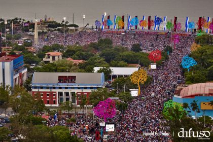 Fotos Aéreas del 37 Aniversario de la Revolución Popular Sandinista