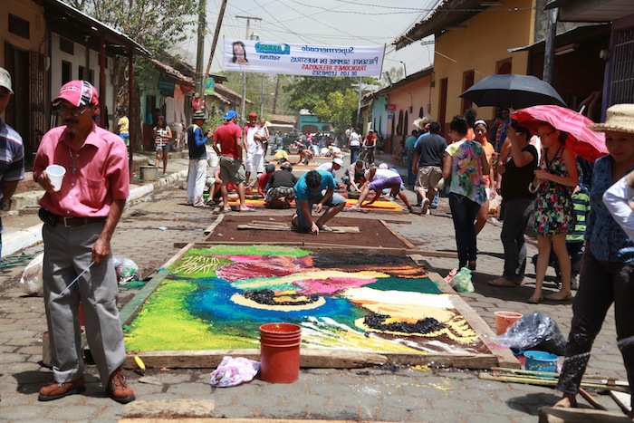 Alfombras Pasionarias en León
