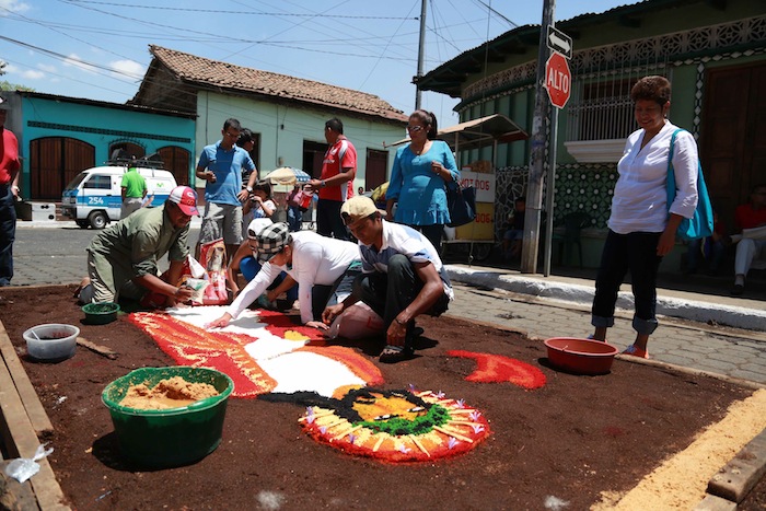 Alfombras Pasionarias en León