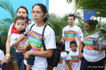 Daniel y Rosario celebran el 37 Aniversario de la Revolución Popular Sandinista