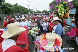 Managuas celebran la popular Roza del Camino