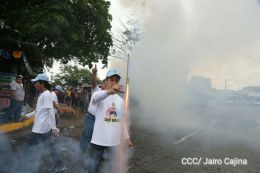 Managuas celebran la popular Roza del Camino