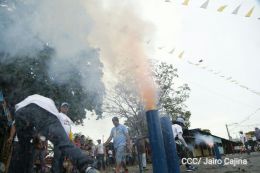 Managuas celebran la popular Roza del Camino