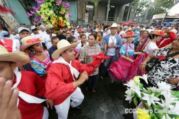 Managuas celebran la popular Roza del Camino
