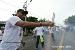 Managuas celebran la popular Roza del Camino