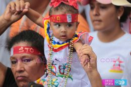 Miles acompañan a Santo Domingo en su recorrido por Managua