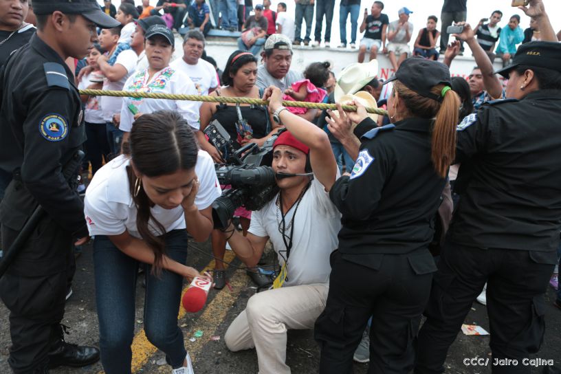 Bajada de Santo Domingo de Guzmán a Managua (1 de agosto 2016)