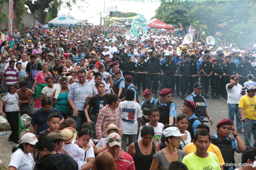 Bajada de Santo Domingo de Guzmán a Managua (1 de agosto 2016)
