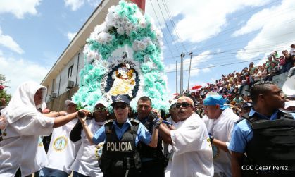 Bajada de Santo Domingo de Guzmán a Managua (1 de agosto 2016)