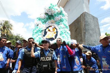Bajada de Santo Domingo de Guzmán a Managua (1 de agosto 2016)