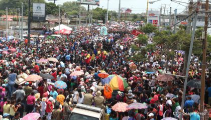 Bajada de Santo Domingo de Guzmán a Managua (1 de agosto 2016)
