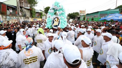 Bajada de Santo Domingo de Guzmán a Managua (1 de agosto 2016)