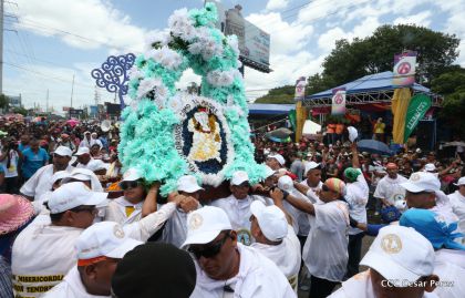 Bajada de Santo Domingo de Guzmán a Managua (1 de agosto 2016)