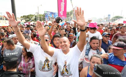 Bajada de Santo Domingo de Guzmán a Managua (1 de agosto 2016)