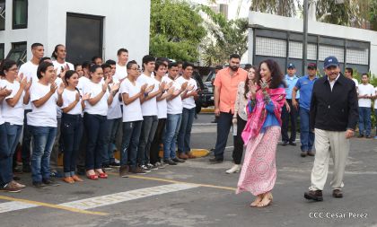 Daniel y Rosario, fórmula presidencial del Frente Sandinista y la Alianza Unida, Nicaragua Triunfa