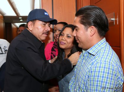 Daniel y Rosario, fórmula presidencial del Frente Sandinista y la Alianza Unida, Nicaragua Triunfa