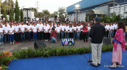 Daniel y Rosario, fórmula presidencial del Frente Sandinista y la Alianza Unida, Nicaragua Triunfa
