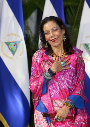 Daniel y Rosario, fórmula presidencial del Frente Sandinista y la Alianza Unida, Nicaragua Triunfa