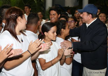 Daniel y Rosario, fórmula presidencial del Frente Sandinista y la Alianza Unida, Nicaragua Triunfa