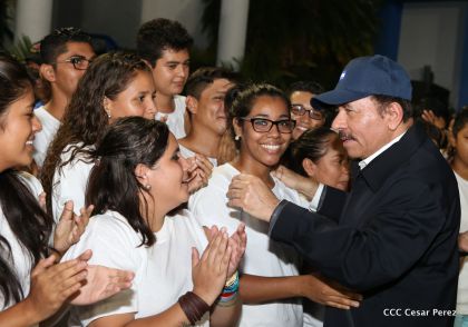 Daniel y Rosario, fórmula presidencial del Frente Sandinista y la Alianza Unida, Nicaragua Triunfa