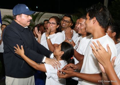 Daniel y Rosario, fórmula presidencial del Frente Sandinista y la Alianza Unida, Nicaragua Triunfa