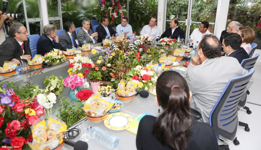Presidente Daniel se reúne con presidentes y coordinadores de la VIII Conferencia Centroamericana y del Caribe de Microfinanzas