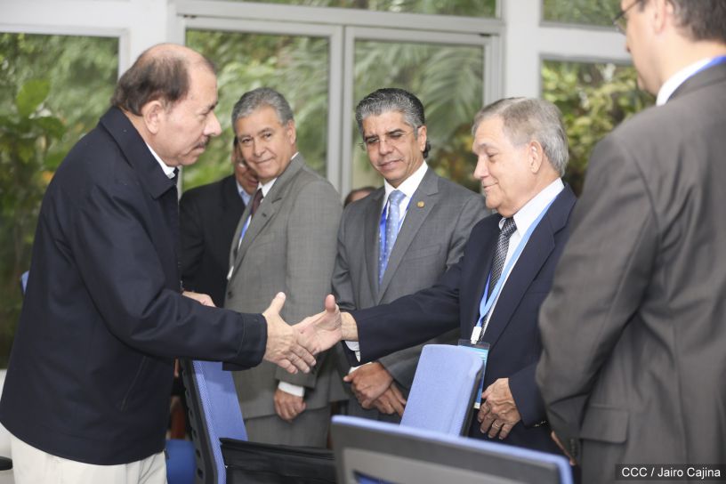 Presidente Daniel se reúne con presidentes y coordinadores de la VIII Conferencia Centroamericana y del Caribe de Microfinanzas