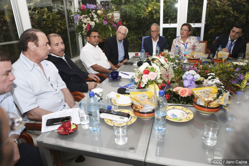 Presidente Daniel se reúne con presidentes y coordinadores de la VIII Conferencia Centroamericana y del Caribe de Microfinanzas