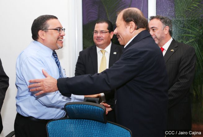 Presidente Daniel se reúne con miembros de Cargill y AMCHAM