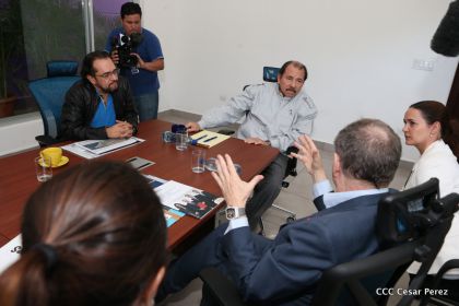 Presidente Daniel se reúne con el presidente de la Federación Internacional de Automovilismo