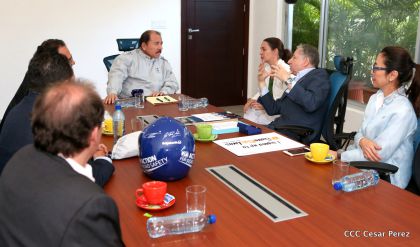 Presidente Daniel se reúne con el presidente de la Federación Internacional de Automovilismo