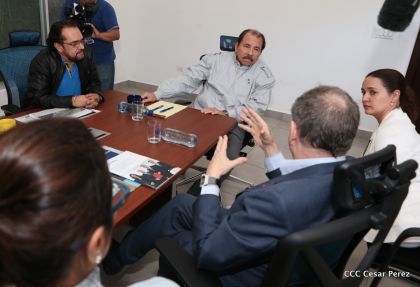 Presidente Daniel se reúne con el presidente de la Federación Internacional de Automovilismo