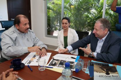 Presidente Daniel se reúne con el presidente de la Federación Internacional de Automovilismo