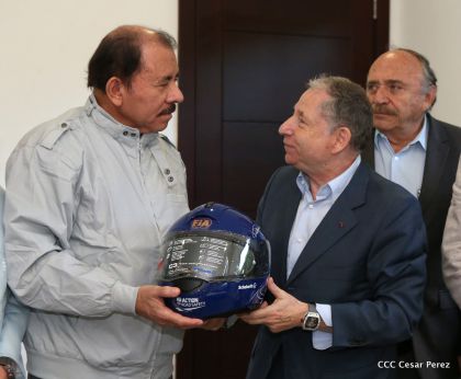 Presidente Daniel se reúne con el presidente de la Federación Internacional de Automovilismo