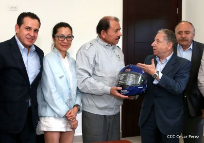 Presidente Daniel se reúne con el presidente de la Federación Internacional de Automovilismo