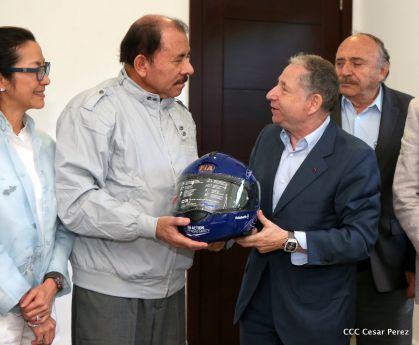 Presidente Daniel se reúne con el presidente de la Federación Internacional de Automovilismo