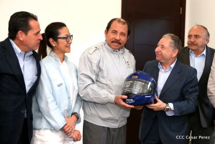 Presidente Daniel se reúne con el presidente de la Federación Internacional de Automovilismo