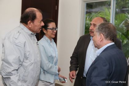 Presidente Daniel se reúne con el presidente de la Federación Internacional de Automovilismo