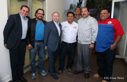 Presidente Daniel se reúne con el presidente de la Federación Internacional de Automovilismo